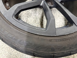 2012-2015 Chevrolet Camaro ZL1 20x11" Black Wheel Rim Tire Firestone 305/35/20