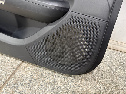 2024-2026 Ford Mustang GT LH Driver Leather Insert Door Panel Grey Stitching