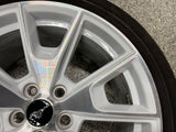 2015-2023 Ford Mustang GT Ice White Wheel Rim 19"x9" Pirelli Tire 255/40/R19