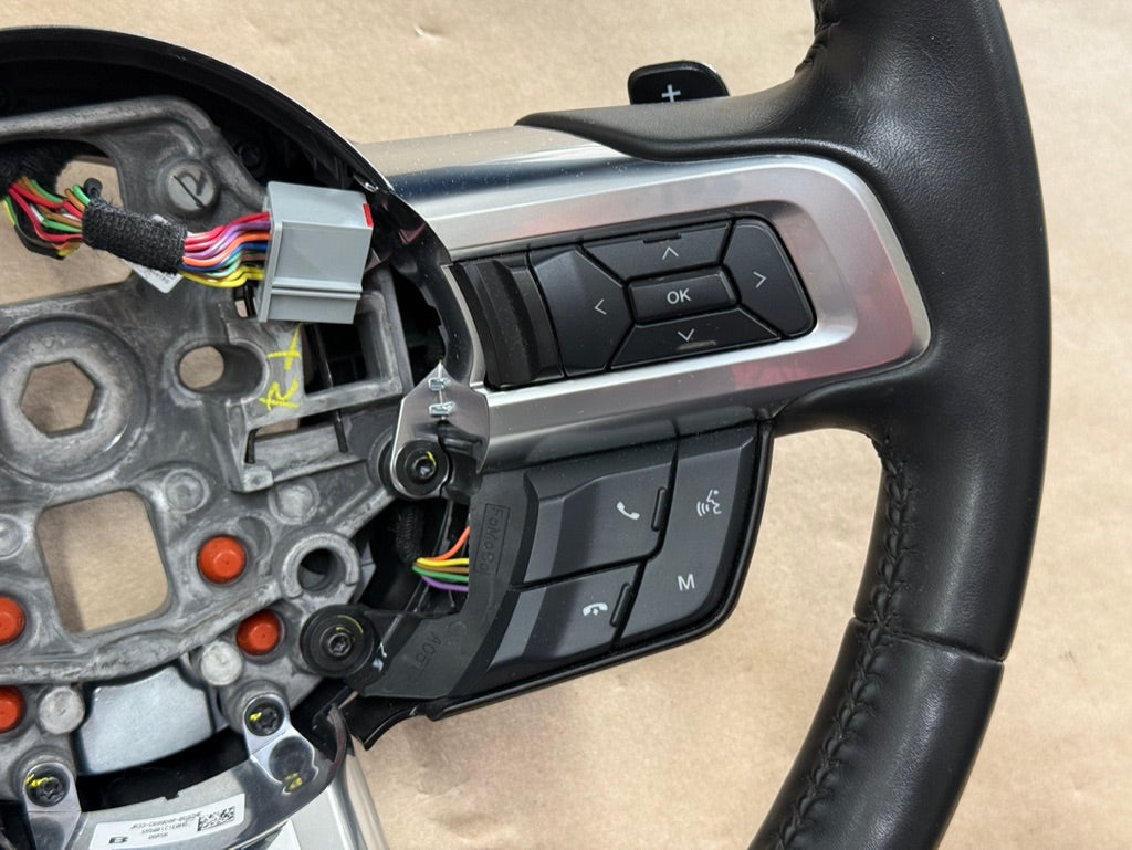 2018-2023 Ford Mustang Leather Steering Wheel "Auto"  38k mi