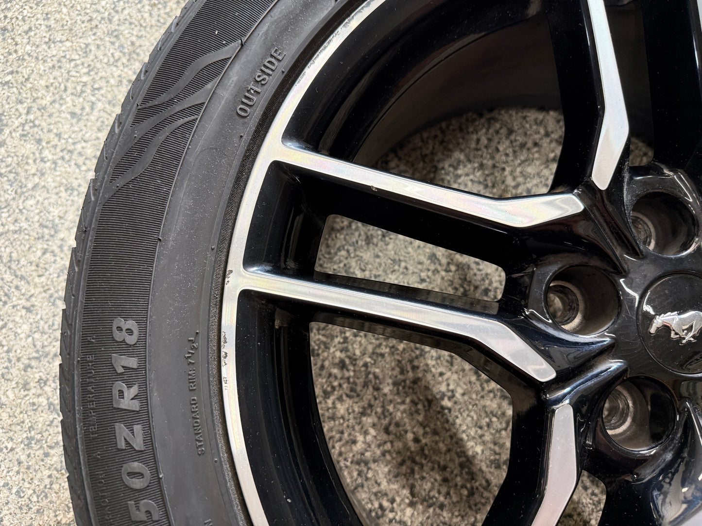2015-2023 Ford Mustang GT 5.0 18x8" Wheel Rim Ironman 235/50/18