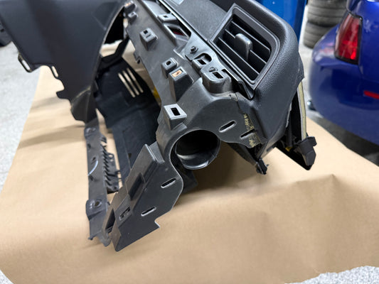 2018-2023 Ford Mustang GT 5.0 Leather Dash Pad Frame "Grey Stitching"