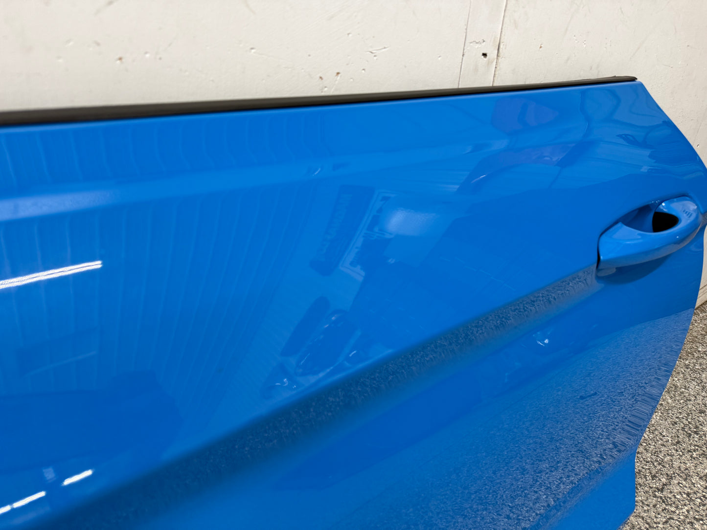 2015-2023 Ford Mustang GT GT500 LH Driver Side Door Complete w/Glass "AE"