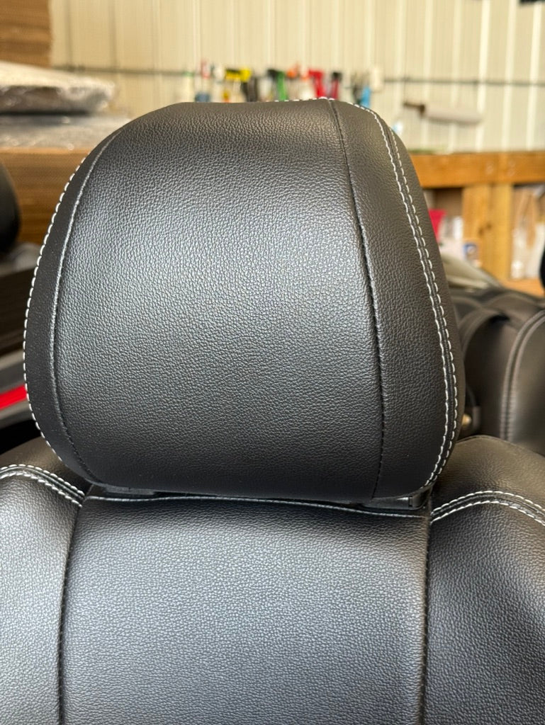 2018-2023 Ford Mustang GT Black Leather Coupe Front & Rear Seats
