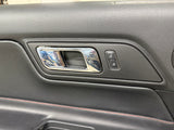 2015-2017 Ford Mustang GT V6 EcoBoost LH RH Leather Insert Door Panels Pair
