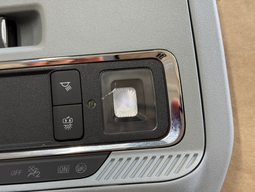 2023-2026 Ford F-250 F-350 Overhead Console Back Glass Buttons Grey