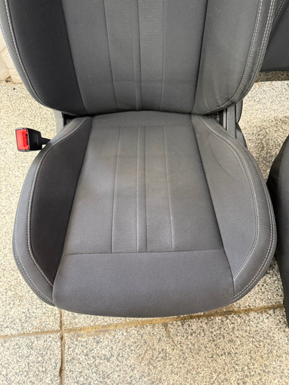 2018-2023 Ford Mustang GT Black Cloth Seats Coupe Front Rear Power Seats