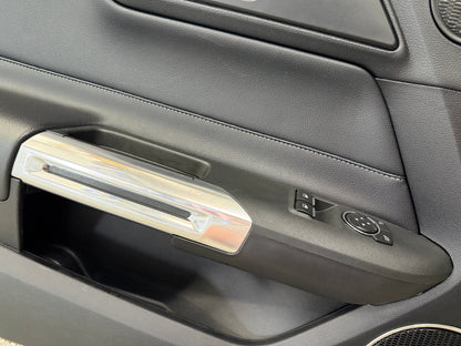 2018-2023 Mustang GT V6 EcoBoost LH RH Premium Leather Insert Door Panels Pair
