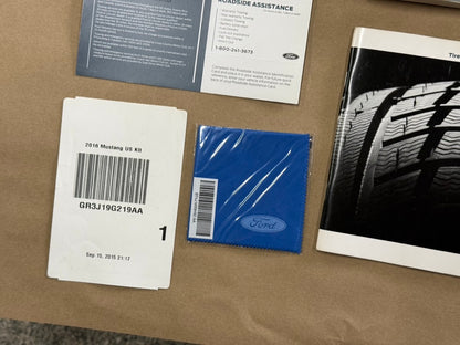 2016 Ford Mustang GT Owners Manual & Literature w/Cover
