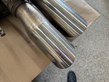 2018-2023 Ford Mustang GT Active Exhaust Quad Tip Mufflers
