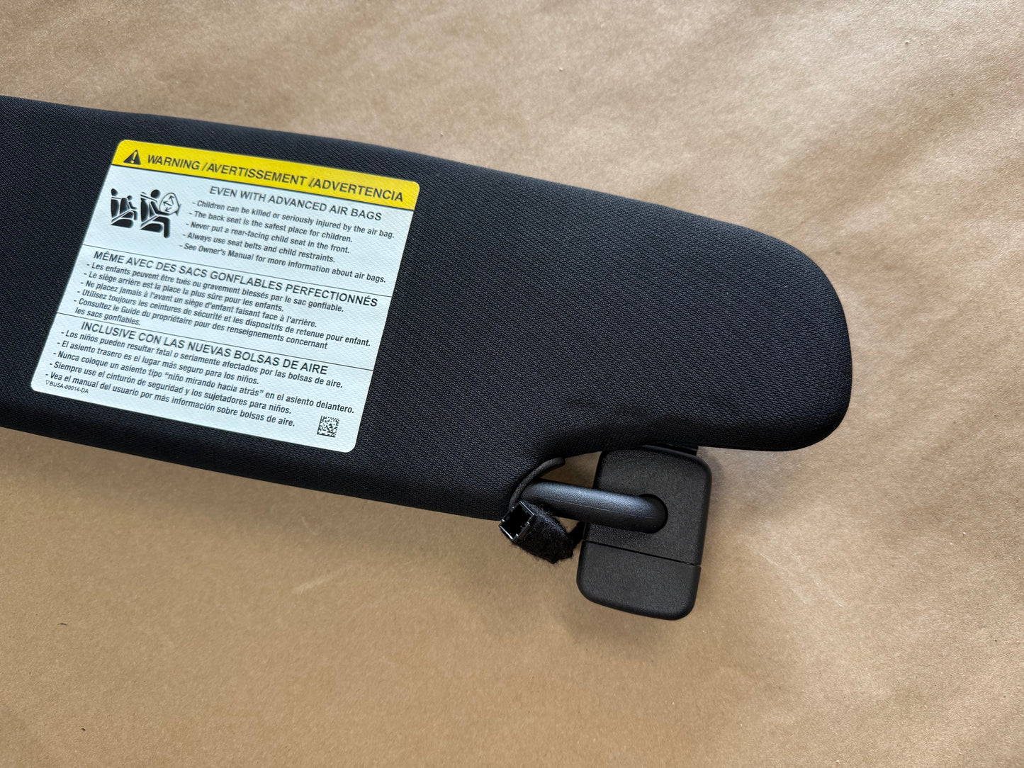 2015-2023 Ford Mustang Coupe Sun Visors Pair "Home Link"