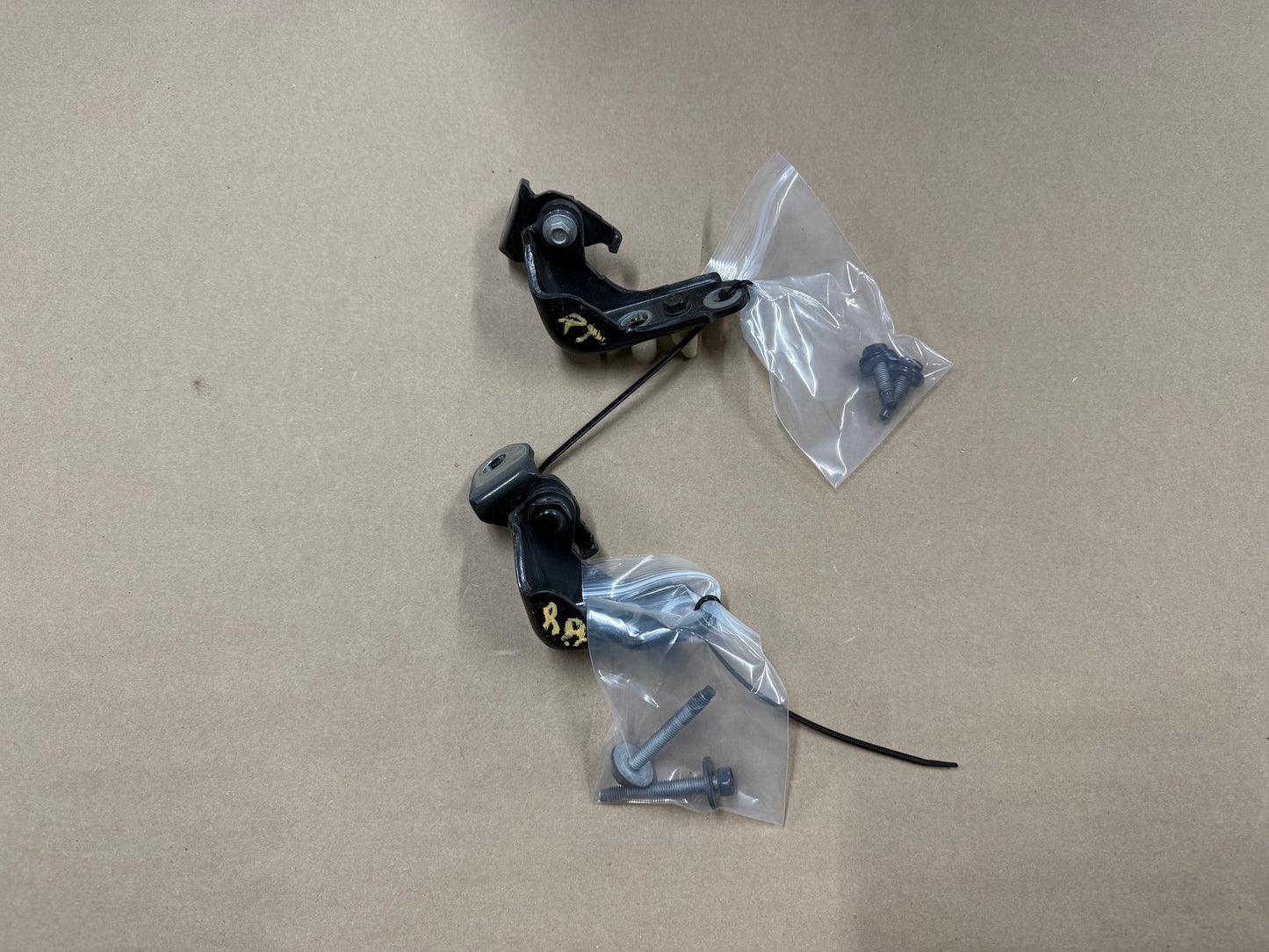 2024-2026 Ford Mustang Door Hinges RH Passenger Upper Lower "Black"