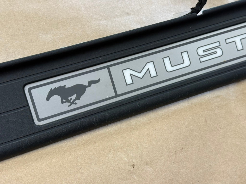 2015-2023 Ford Mustang "My Color" Sill/Scuff Plates Interior Trim Black