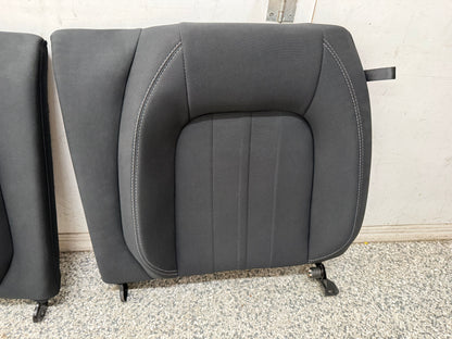 2018-2023 Ford Mustang GT Black Cloth Seats Coupe Front Rear Power Seats
