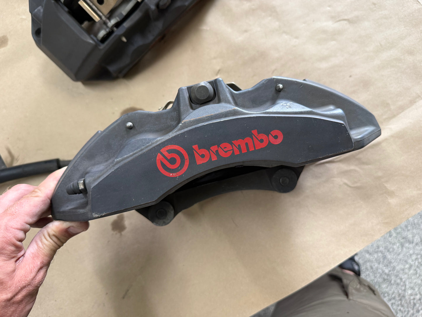 2015-2023 Ford Mustang GT Front 6 Piston BREMBO Brake Calipers Rotors 34k mi