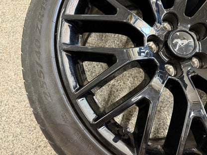 2015-2023 Mustang GT 5.0 19x9" Wheel Rim PP1 Rear 255/40/19 Pirelli