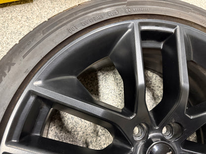 2015-2023 Ford Mustang GT Black Wheel Rim 20x9" General G Max 275/35/20