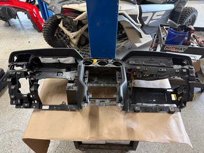 2018-2023 Ford Mustang GT 5.0 Leather Dash Pad Frame "Red Stitch"