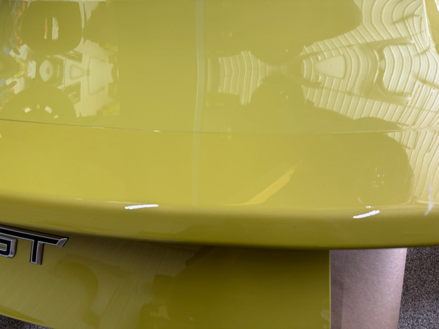 2024-2026 Ford Mustang GT Coupe Trunk Lid "B7" "Intense Lime Yellow Metallic"