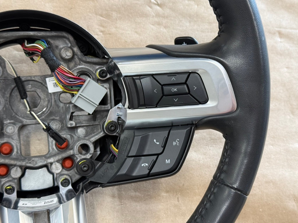 2018-2023 Ford Mustang Leather Steering Wheel Automatic Paddle Shifters