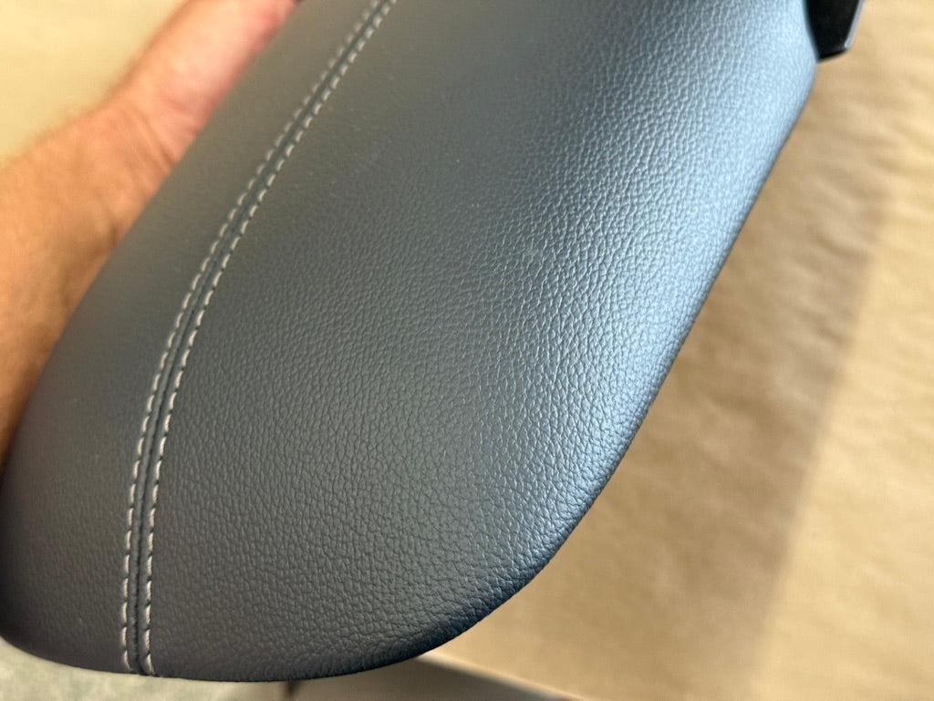 2015-2023 Ford Mustang Center Top Console Lid Armrest Grey Stitch