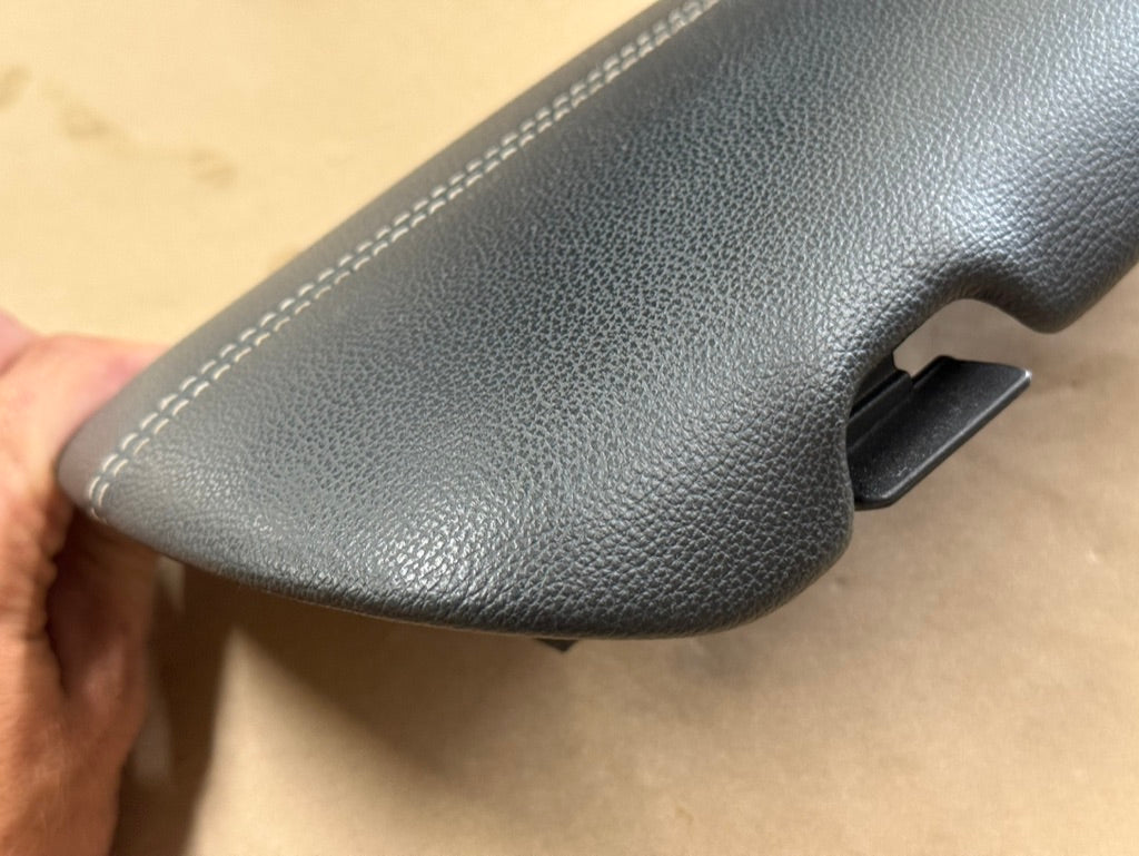 2015-2023 Ford Mustang Center Top Console Lid Armrest Creme Stitching