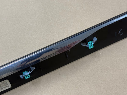 2023-2025 Ford F-250 Center Dash Radio Trim Surround Charcoal Metallic/Chrome