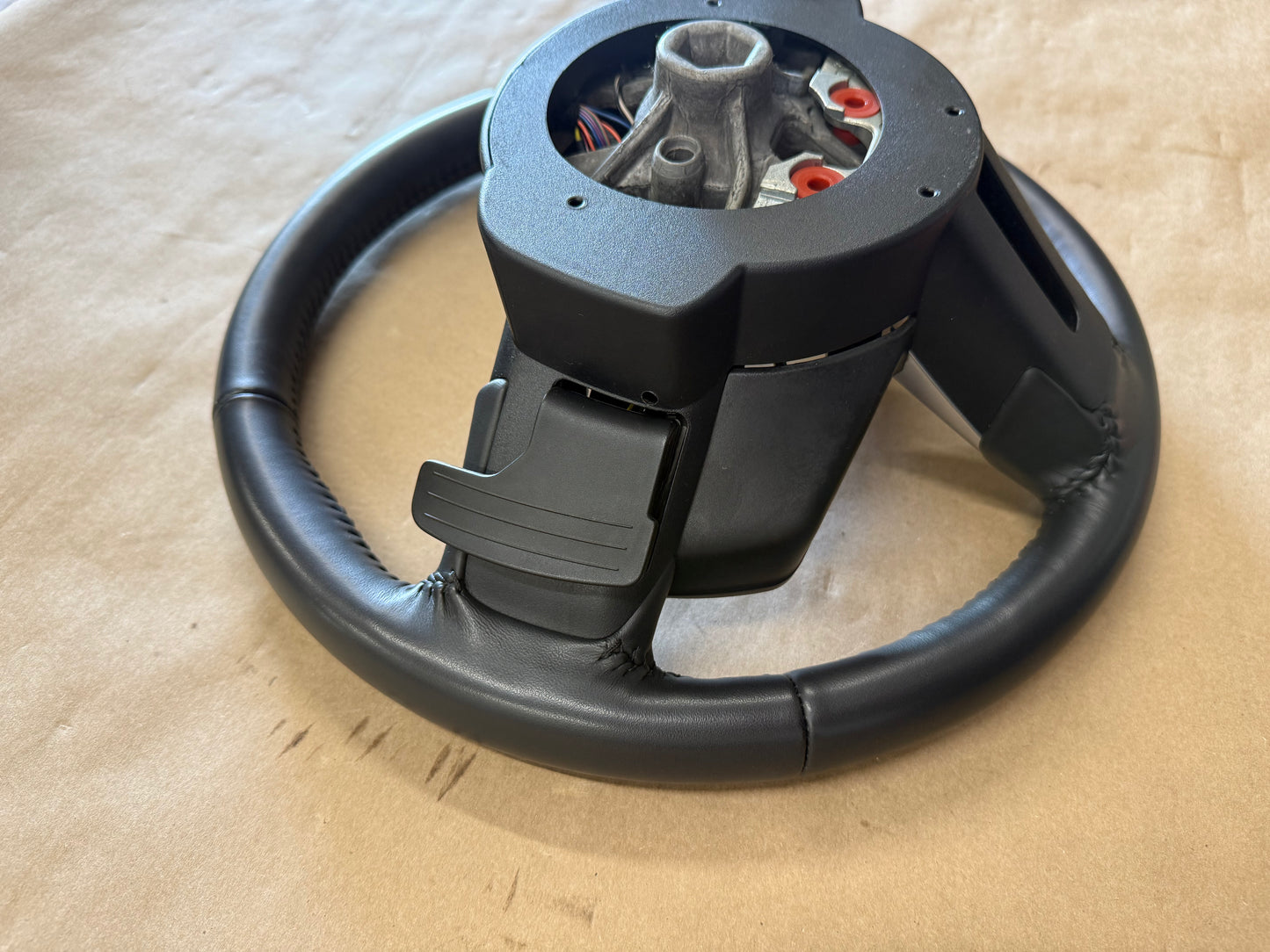 2018-2023 Ford Mustang Leather Steering Wheel Automatic Paddle Shifters