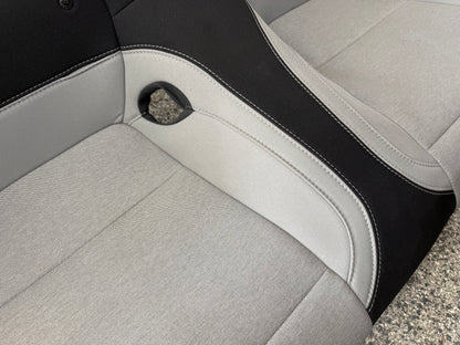 2024-2025 Ford Mustang GT Grey/Black Cloth Rear Seats Coupe