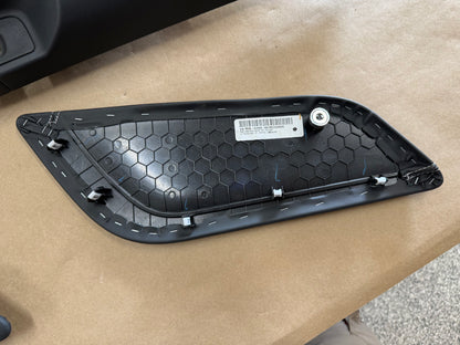 2024-2026 Ford Mustang Center Console Top Leather Wrapped Plastic Knee Pads