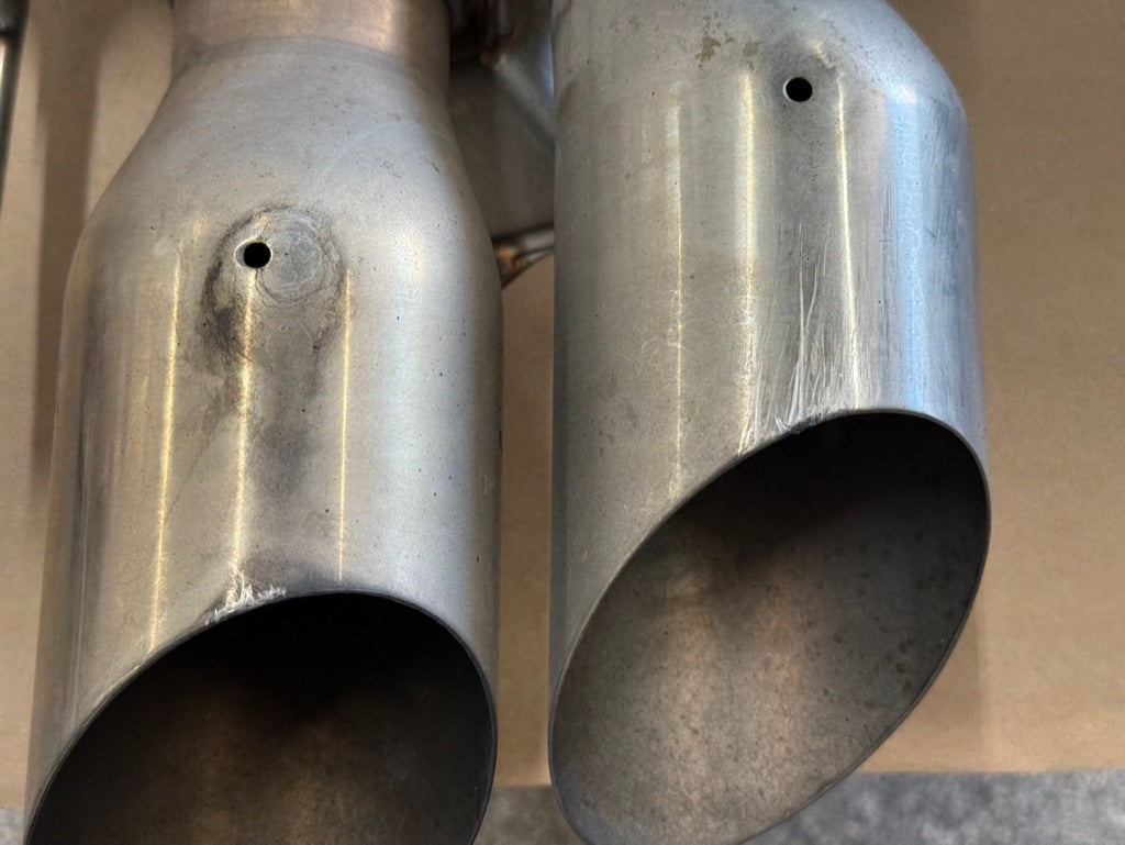 2018-2023 Ford Mustang GT Active Exhaust Quad Tip Mufflers
