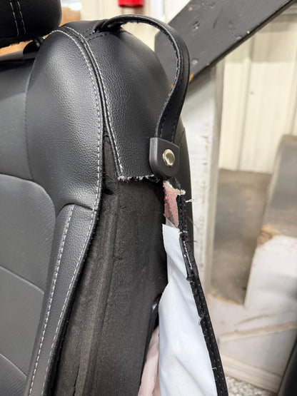 2015-2017 Ford Mustang GT Leather Front Rear Seats Black Heated/Cooled
