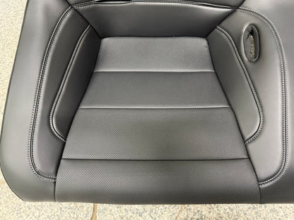 2018-2023 Ford Mustang GT Black Leather Coupe Rear Seats