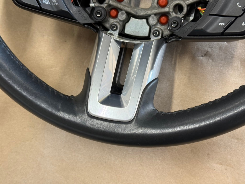 2018-2023 Ford Mustang Leather Steering Wheel Automatic Paddle Shifters