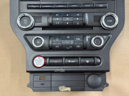 2018-2023 Ford Mustang GT Face Plate Radio Trim Piece