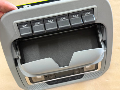 2023-2026 Ford F-250 F-350 Overhead Console Back Glass Buttons Grey