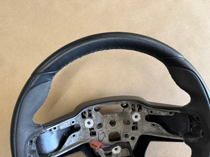 2024-2026 Ford Mustang Dark Horse Suede Leather Steering Wheel "Manual"