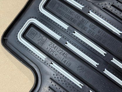 2016-2024 Camaro Molded Rubber Front Floor Mats