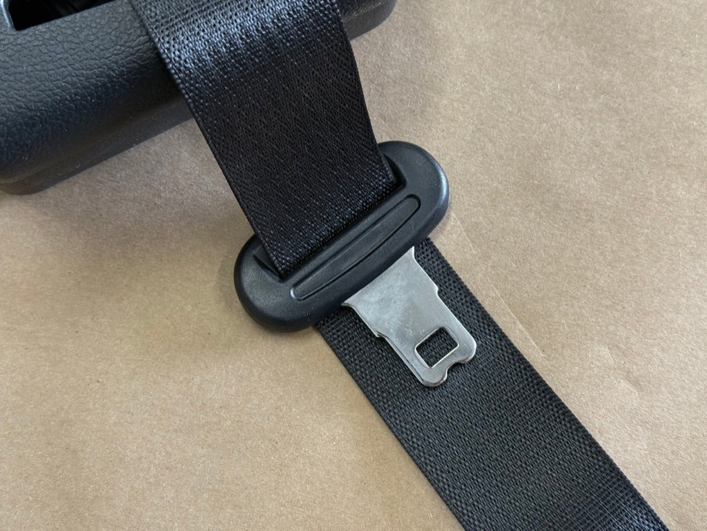 2023-2026 Ford F-250 F-350 Black Rear Center Seat Belt