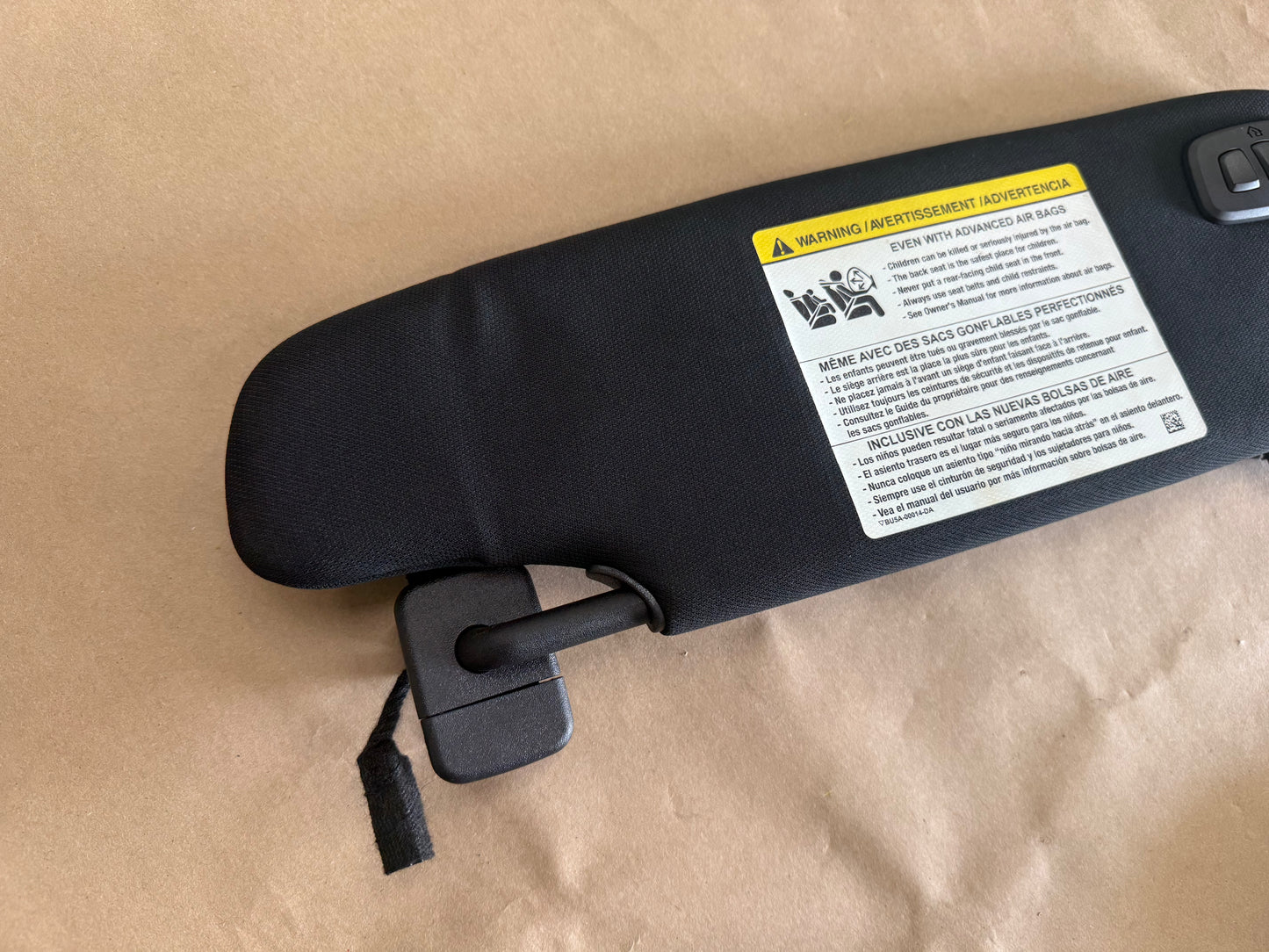 2015-2023 Ford Mustang Convertible Sun Visors Pair "Home Link"