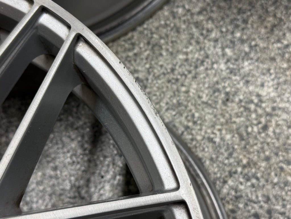 2015-2023 Ford Mustang F1R F103 Brushed Silver Wheels Set of 4 20x10"