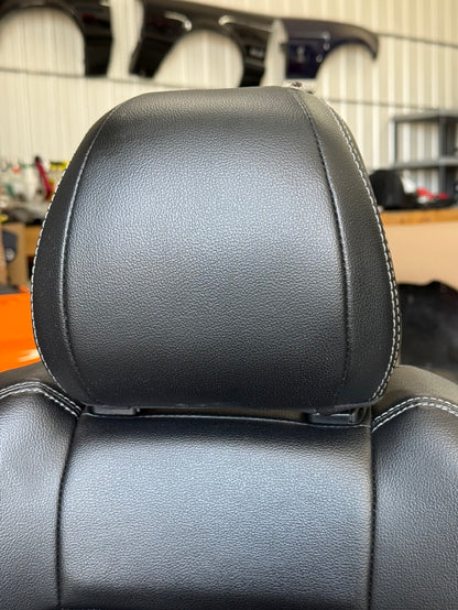 2018-2023 Ford Mustang GT Leather/Suede Set of Seats Black Heated/Cooled