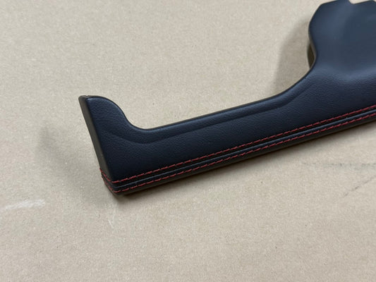 2024-2026 Ford Mustang S650 Dash Trim Leather Pieces RH LH "Red Stitching"