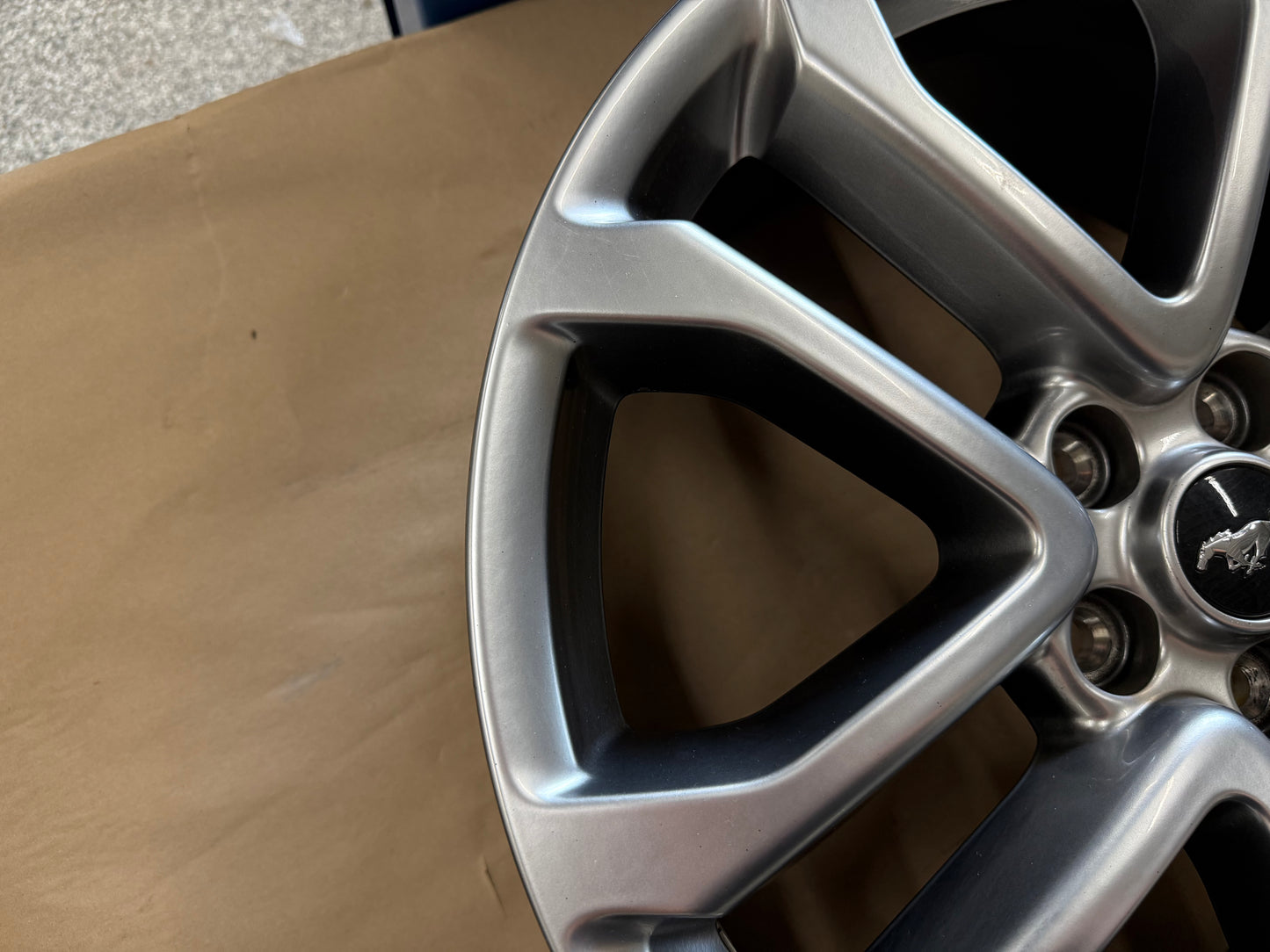 2015-2023 Ford Mustang GT Silver Wheel Rim 20x9"