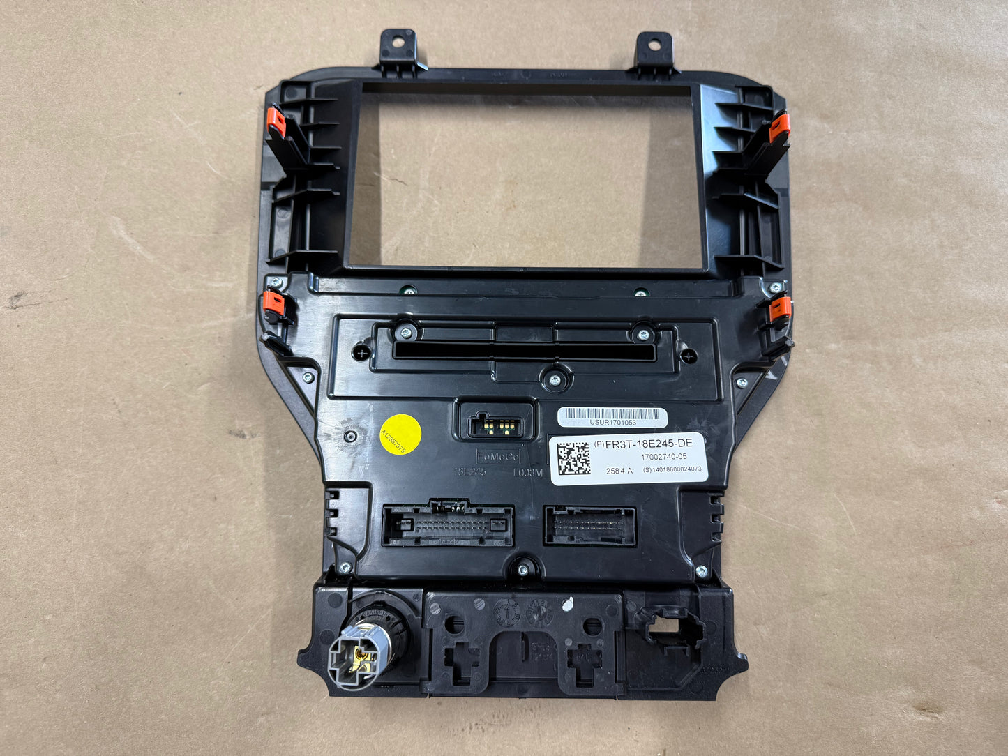 2015-2017 Ford Mustang GT Face Plate Premium Radio 8 inch Trim Piece