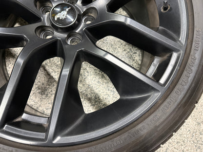 2015-2023 Ford Mustang GT Black Wheel Rim 20x9" General G Max 275/35/20