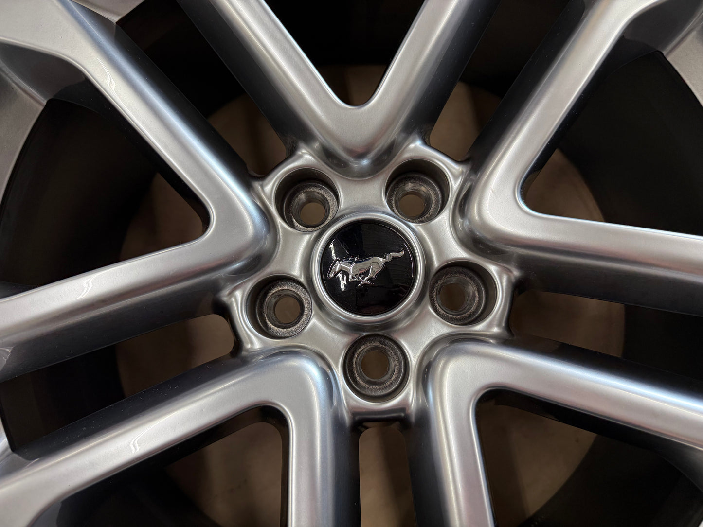 2015-2023 Ford Mustang GT Silver Wheel Rim 20x9"