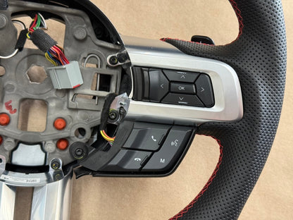 2018-2023 Ford Mustang GT Leather/Carbon Fiber Steering Wheel "Automatic"
