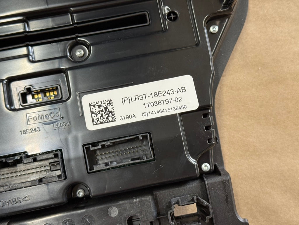 2018-2023 Ford Mustang GT Face Plate Radio Trim Piece