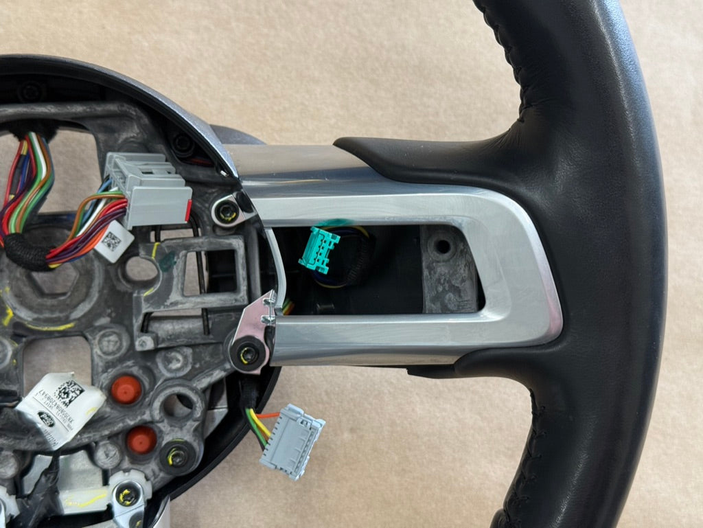2018-2023 Ford Mustang Leather Steering Wheel "Manual" Heated 15k mi